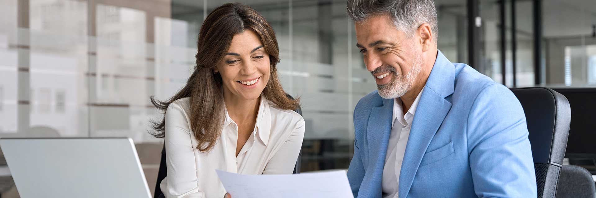 tax advisor helping a small business owner